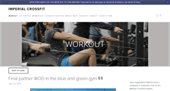 Desktop Screenshot of imperialcrossfit.com