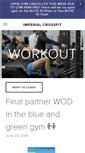 Mobile Screenshot of imperialcrossfit.com